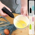 thumbnail image 1 of Uscallm 5Pcs Electric Milk Frother Handheld Blender for Coffee, Latte, Cappuccino, Hot Chocolate, Kitchen Gadget Stainless Steel Whisk Egg Beater Stirring Wand, 1 of 9