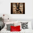 thumbnail image 4 of JRXY  I Am Your Friend Your Partner Your German Shepherd Wall Art Funny Dog Canvas Prints Artwork Vintage Pictures Paintings on Canvas Wall Decor for Home Kitchen Bathroom Funny Dog Gift 16x12in, 4 of 4
