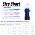 thumbnail image 7 of YONGHS Girls One Piece Zipper Swimwear Jumpsuit with Hat Sun Protection Summer Beach Swimsuit Plaid Blue 9-10, 7 of 7