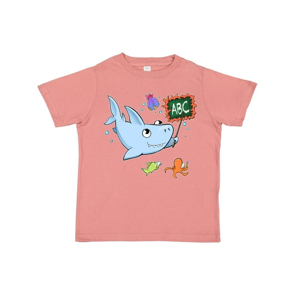 Inktastic Teacher Shark with School of Fish Boys or Girls Toddler T-Shirt