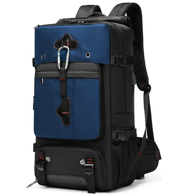Backpack with slot for luggage handle hot sale