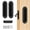 Black, variant on 6 Inches Pocket Door Handle and Edge Pull Stainless Steel Pocket Door Hardware Recessed Finger Flush Pull for Kitchen Cabinet