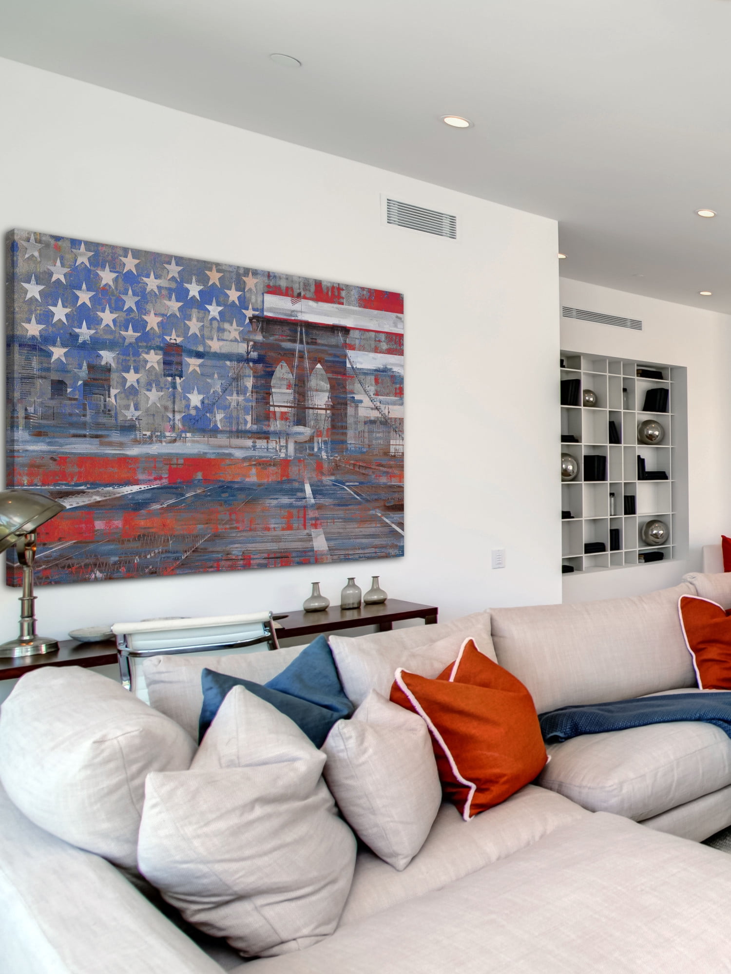 "Patriotism" Print on Canvas