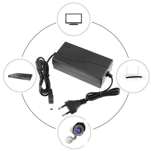 Convertidor adaptador de corriente de 48V 2A CA a CC 5,5*2,5mm para interruptor POE