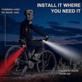thumbnail image 4 of Juego de 4 luces LED delanteras y traseras para bicicleta recargables por USB..., 4 of 4