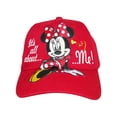 thumbnail image 1 of Disney Girls' It's All About Me Minnie Mouse Baseball Cap, 1 of 2