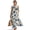 Blue Floral, variant on Aztec Tribe Geometric Print Sleeveless Maxi Dress Women with Pockets, Linen Look Flowy Casual Long Sundress Loose Fit Summer Beach Vacation Crewneck Dress, 4XL