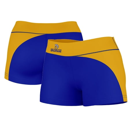 

Women s Royal/Gold San Jose State Spartans Curve Side Shorties