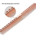 thumbnail image 2 of Professional Aluminum Barber Comb, 4 Types Metal Hair Cutting Comb, Hairdressing Comb Included Long Hair Cutting Comb, Short Hairdressing Comb, Handle, 2 of 5