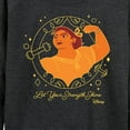 thumbnail image 3 of Encanto - Let Your Strengh Shine - Women's Lightweight French Terry Long Sleeve Shirt, 3 of 5