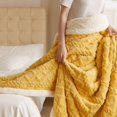 thumbnail image 4 of PEACNNG Extra Soft Fuzzy Faux Fur Throw   Flannel Throw   Heating Throw  Electric  Warm Plush   for Spring & Summer (Yellow), 4 of 9