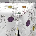 thumbnail image 4 of Cat Dog Crate Cover, Funny Cats Playing with Colorful Balls of Yarn Hand Drawn Style Joyful Domestic Pets, Easy to Use Pet Kennel Cover for Medium Large Dogs, 35" x 23" x 27", Multicolor, by Ambesonne, 4 of 6