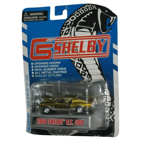 Shelby Collectibles (2006) Gold 1968 G.T. 500 Toy Car