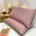 thumbnail image 1 of Pillow Protector, Premium Polyester Pillowcase Cover, Breathable Skin-Friendly Pillow Core Isolation Cover Machine Washable Hotel Quality, Hot Pink, 1 of 6