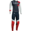 Thor 2022 Prime Strike Jersey Pant Combo White/Maroon (Jersey X-Large / Pant W32)