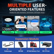 Autel MaxiCOM MK908 II Scanner-10.1,38+ Service, 3K+ Bidirectional Tool, ECU Coding as Elite 2 PRO MK908 Pro II MS908S Pro II