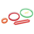 thumbnail image 3 of Rongfmy 4 Pieces/Set Plastic Knitting Knitter Looms Set Craft Sock Scarf Hat Maker, 3 of 9