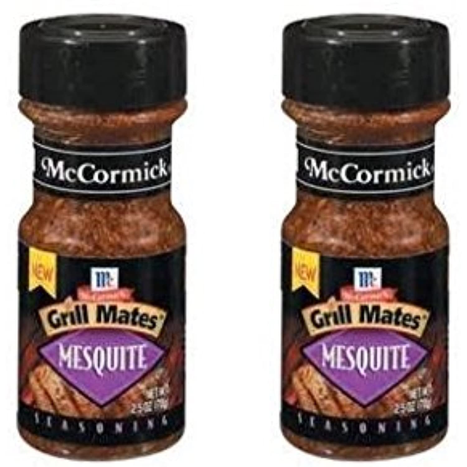 Mccormick Grill Mates Mesquite Seasoning (Pack Of 2) 2.5 Oz Bottles