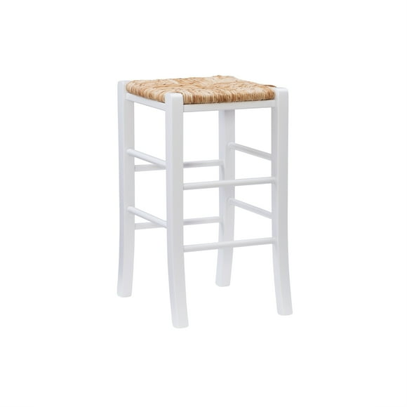 Gianna Backless Counter Stool White Set of 2
