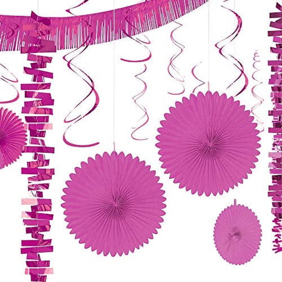 Bright Pink Room Decorating Kit