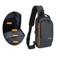 thumbnail image 4 of Cadorn Men's Combination Lock Chest Bag with USB Port, Nylon Casual Crossbody Bag for Travel, Outdoor Activities and Everyday Use, 4 of 6