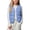 Blue, variant on Sleeveless Warm Jacket for Kids Box Quilted Grid Stitch Vest Casual Snap Button Fashion Outwear,Army Green,2-3 Years