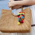 thumbnail image 3 of Bangcool Tassel Bag Charm Multi-purpose Decorative Key Ring Purse Charm Tassel Bag Charm, 3 of 10
