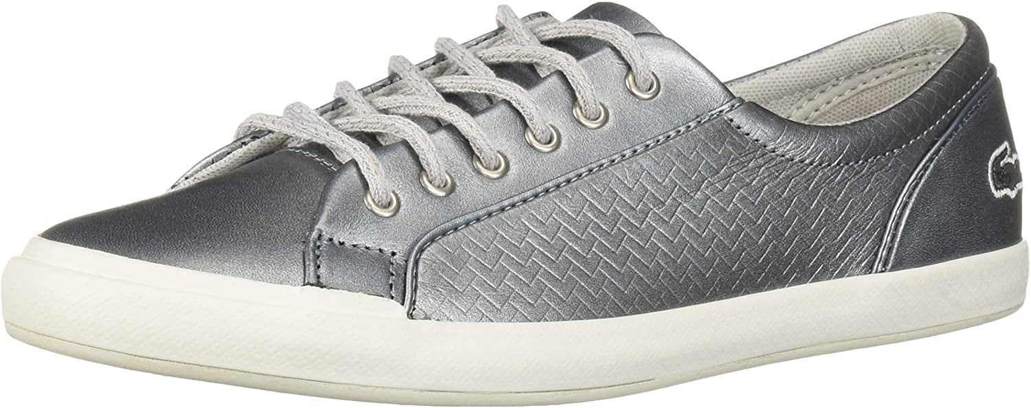 lacoste silver sneakers