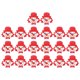 thumbnail image 1 of KAKOWELY 10 pares de pegatinas de payaso para el pecho, pegatinas creativas para el pecho, pegatinas corporales sexys para niña, 1 of 5