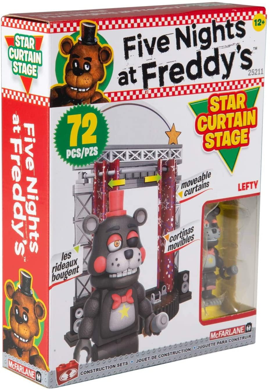 mcfarlane toys five nights at freddys the show stage construction set