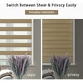 thumbnail image 3 of Zebra Shade Cordless,Dual Mode, lets light in and blocks light out 23x72" - Sand, 3 of 5