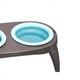 thumbnail image 3 of Cuenco plegable para mascotas, cuenco doble de silicona plegable, cuenco para mascotas, cuenco de agua para perros de viaje doble, durabilidad mejorada, 3 of 5