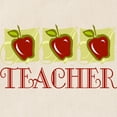 thumbnail image 3 of CafePress - Apple Teacher Tote Bag - Unisex Canvas Tote Bag, Beige, 1-Piece, 3 of 8