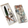 thumbnail image 2 of Vintage Feather Pen Set with Complete Accessories for Writing Gift, 2 of 7
