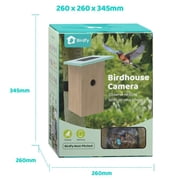 Birdfy Smart Bird Houses With 1080P HD Bird Feeder Camera, Perfect Viewing Bird Nesting and Hatching, Solar Powered, Cyan