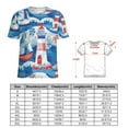 thumbnail image 2 of Lighthouse Sailboats Ocean Waves-4 Women's Short Sleeve Tops Casual Blouses T Shirt, 2 of 7