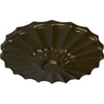 thumbnail image 3 of Ekena Millwork 9"OD x 1 3/8"P Shakuras Ceiling Medallion (Fits Canopies up to 1 3/8"), Hand-Painted Green Gold, 3 of 7