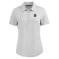 thumbnail image 2 of Women's Cutter & Buck Gray Detroit Tigers  Coastline Epic Comfort Eco Recycled Polo, 2 of 3