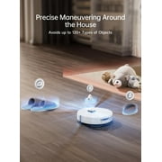 Dreame X40 Ultra Robot Vacuum, Removable & Liftable Mop, 12000Pa Suction, 158°F Mop Self Cleaning