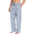 thumbnail image 2 of Yiaed Animal Print Men's Lounge Pants, Loose PJ Bottoms, Long Pajama Pants for Men-XX-Large, 2 of 5