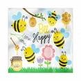 thumbnail image 1 of Honey Bee Decorative Napkins Set of 4, Cartoon Style Illustration of a Bee Happy Garden Scene and an Organic Honey Jar, Silky Satin Fabric for Brunch Dinner Party, 12", Multicolor, by Ambesonne, 1 of 1