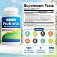 thumbnail image 2 of 2 Pack Best Naturals Probiotic 10 Strains & 30 Billion CFU Intestinal Flora 120 Vegetarian Capsules | Shelf Stable probiotic, 2 of 7