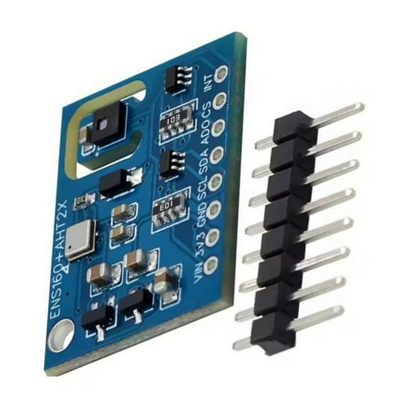RUISINERY ENS160 AHT21 Carbon Dioxide Air Sensoring with CO₂ VoCs Detection and Integrated Temperature Humidity