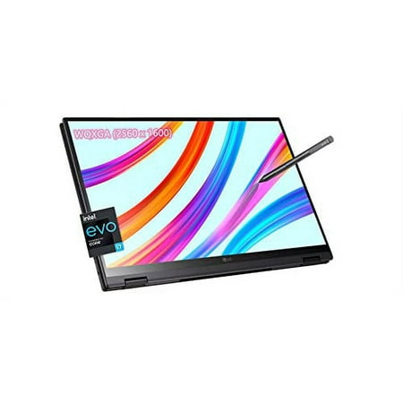 LG Gram 16'' 2-in-1 Ultra-Lightweight Laptop, WQXGA IPS (2560 x 1600) 16:10 TouchDisplay, Intel Evo i7-1165G7, 21 hr BatteryLife, Wi-Fi 6, Thunderbolt4, Stylus Pen, Win 11(16GB RAM. 512GB PCle SSD) (R