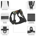 thumbnail image 6 of Lsque Multicolored Butterflies Dog Harness, No-Pull Pet Harness with 2 Leash Clips, Adjustable Soft Padded Dog Vest with Easy Control Handle for Large Dogs-, 6 of 9