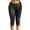 X-593Black, variant on Women's Capri Pants High Waist Polka Dot Print Comfortable Fashion Breathable Trousers For Casual Daily Wear,Black,Xl