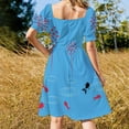 thumbnail image 4 of 2024 Koi - Red and Black - with red fireworks Dress dresses ladies summer dress korean style Woman clothes long sleeve dresses, 4 of 7