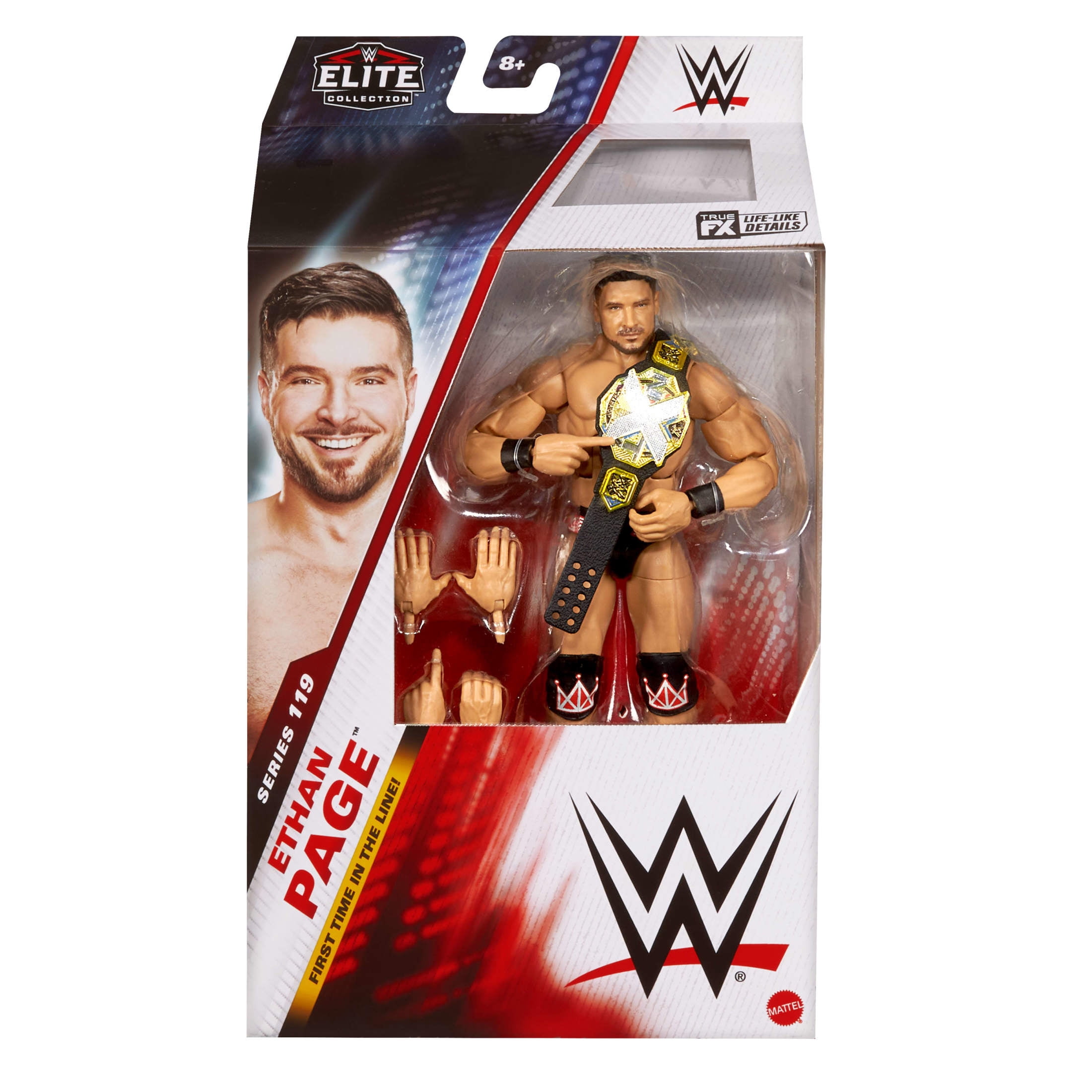 WWE Elite Ethan Page Action Figure, Series #119, 6-inch Collectible with Articulation & Accessories