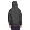 thumbnail image 2 of Youth Zone HydroSport™ Heavyweight Pullover Hooded Sweatshirt - DARK GREY HEATHR - M, 2 of 3