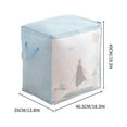 thumbnail image 4 of HBBKVI Closet Organizers and Storage, Non-woven Clothes Quilt Storage Bag Foldable Wardrobe Storage Toy Storage Bag, 4 of 5